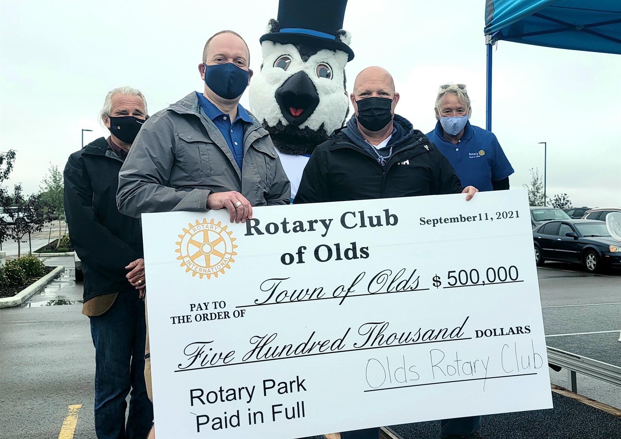 Rotary Athletic Park Opens in Olds, Alberta Zones 28 & 32